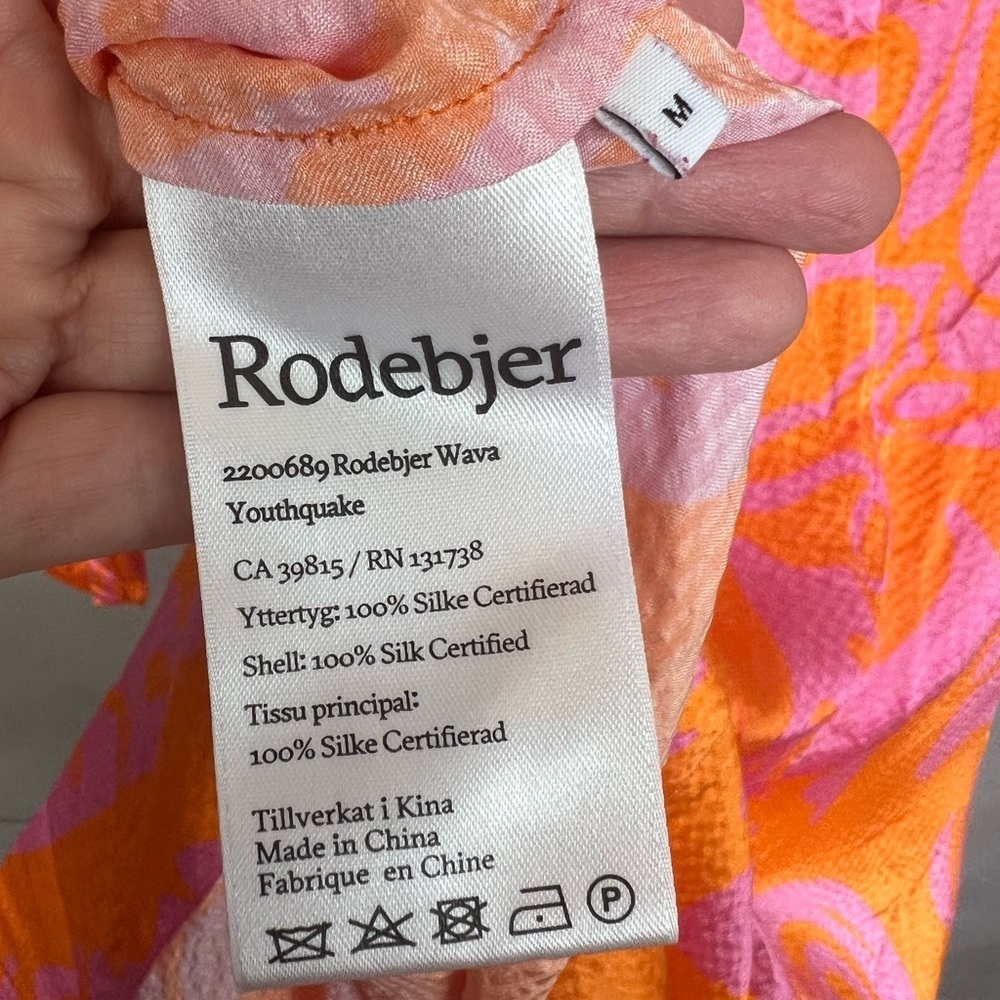 Rodebjer Wava Dress - kaftan dress 100% silk - Picture 15 of 16